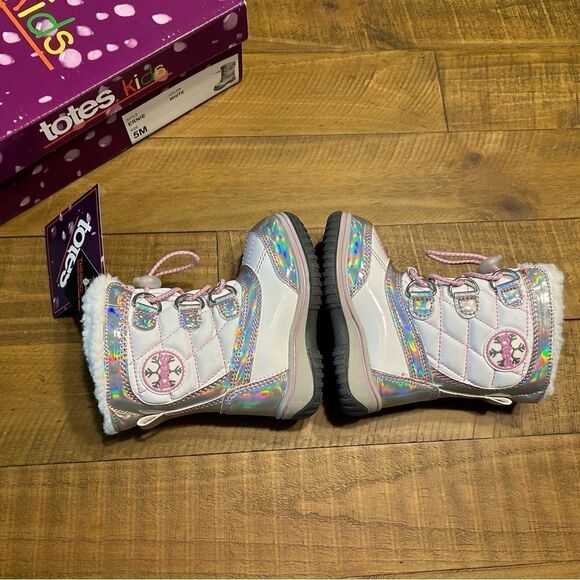 Toddler Girls Insulated Winter Boots - Picture 8 of 11